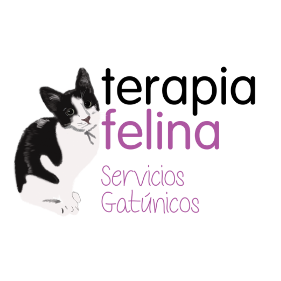 Logotipo cuadrado de Terapia felina - Servicios gatúnicos